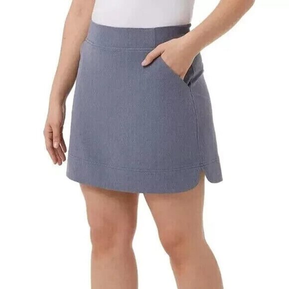 BNWT 32 Degrees Skort Dark Blue Grey Size Medium - Picture 1 of 5